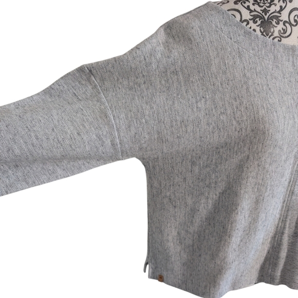 Tentree Clay Longsleeve Boatneck Knit Sweater Hi Rise Grey Women's Extra Large - Picture 6 of 12